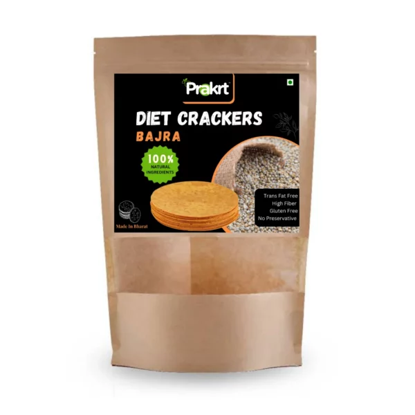 Prakrt Healthy Diet Bajra Crackers