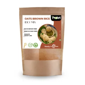 Prakrt Healthy Oats Brown Rice Idly Mix Ready in 10 Minutes
